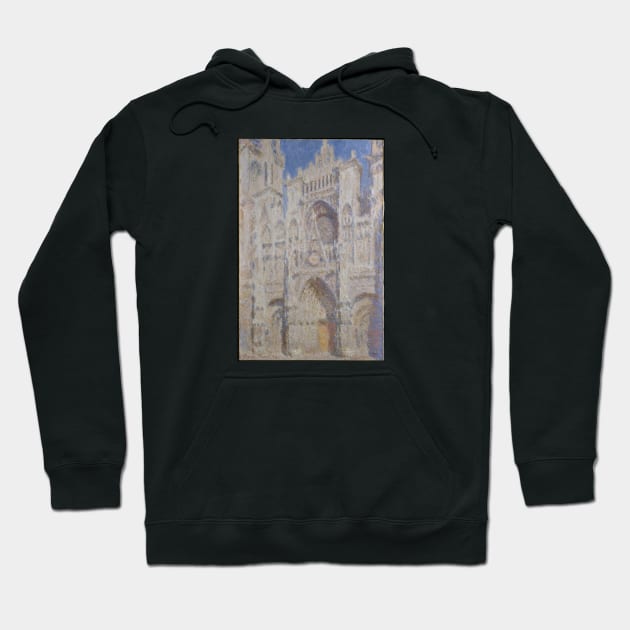 Rouen Cathedral: The Portal (Sunlight) Hoodie by ClaudeMonet